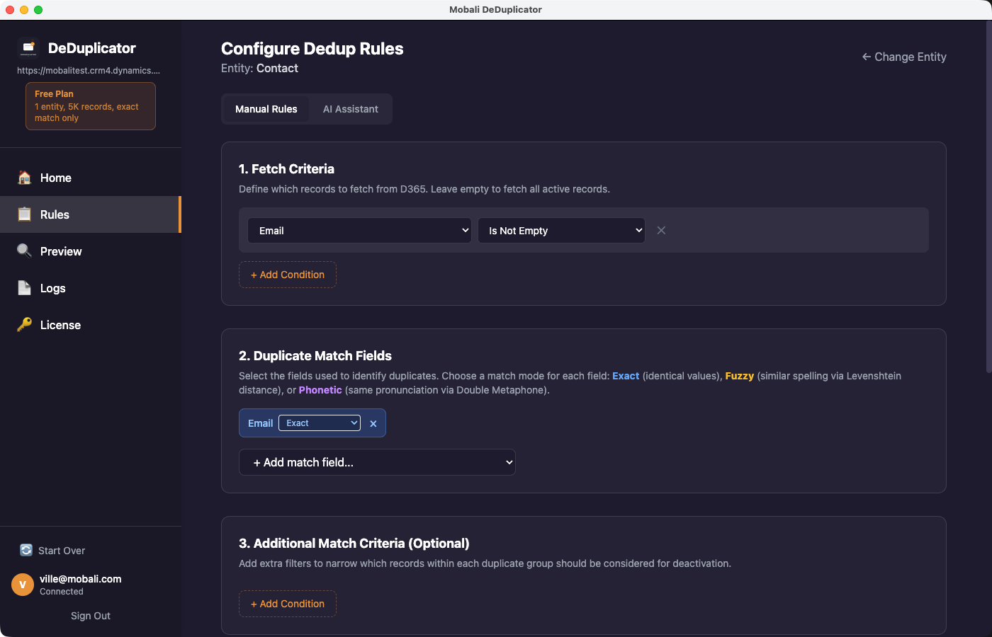 Mobali DeDuplicator screenshot